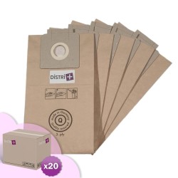 Sac aspirateur compatible avec Karcher BV5/1, T5/1, T7/1, T9/1, T10/1, 69043330, 69043160... - Carton de 20 pochettes de 5 sacs papier