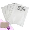 Sac aspirateur compatible avec Numatic Nupro 180, NUV180, Henry, NVM1B. - Carton de 25 pochettes de 5 sacs microfibre