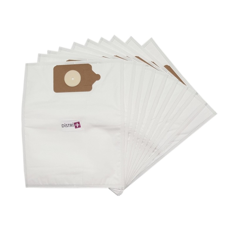 Sac aspirateur compatible avec COLUMBUS ST7 - EUROSTEAM 120AD, 122AD, 127AD, 128AD, 129AD, 130AD... - Carton de 15 pochettes de 10 sacs microfibre