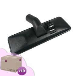 Brosse combinée avec bandes pare chocs WESSEL WERK pour aspirateurs allant sur des tubes de diamètre 32mm - Largeur 30cm - Carton de 10 brosses