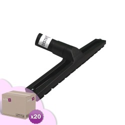 Suceur poussières à patins WESSEL-WERK pour aspirateur allant sur des tubes de diamètre 35mm - Largeur brosse : 37cm - Carton de 20 suceurs