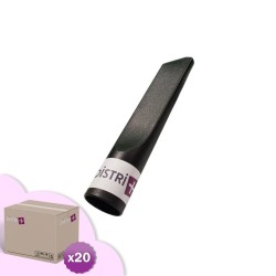 Carton de 20 suceurs longs plats universels pour aspirateur allant sur des tubes de diamètre 32mm - Longueur : 21cm
