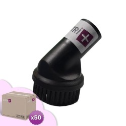 Brosse meuble ronde pour aspirateur allant sur des tubes de diamètre 32mm - Largeur 8cm - Carton de 50 brosses