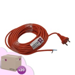 Câble pour aspirateurs Numatic RSV 150, Ghibli Dorsal T1, Nilfisk/Alto Aero 7, Aero 400, Backuum, Business, GD930, Family, WD215. - Carton de 20 câbles