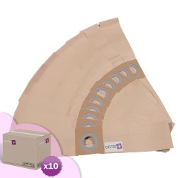 Sac aspirateur compatible avec Soteco / ICA / IPC : SA7940, Minibox, Micro+ - Argos : 978, 1177, 2478, Prodim : Turtle, Fimap : Nano. - Carton de 10 pochettes de 10 sacs papier