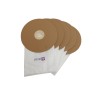 Sac aspirateur compatible avec Ghibli T1 (2ème version) - Wirbel W1 (2ème version) - ICA/IPC/SOTECO YP1/5 Backpack. - Carton de 20 pochettes de 5 sacs microfibre