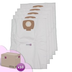 Sac aspirateur compatible avec Nilfisk ALTO AERO 20-11, 20-21, 26-21, 25-21, 26-01. - alternative réf Nilfisk 302002404 - Carton de 10 pochettes de 5 sacs microfibre
