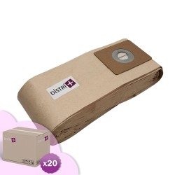 Sac aspirateur compatible avec Floorpul Roxy, Rox014 - Carton de 20 pochettes de 10 sacs papier