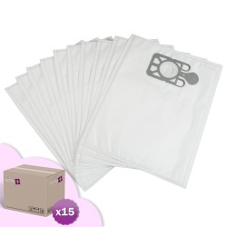 Sac aspirateur compatible avec Numatic Nupro 180, NUV180, Henry, NVM1B. - Carton de 15 pochettes de 10 sacs microfibre