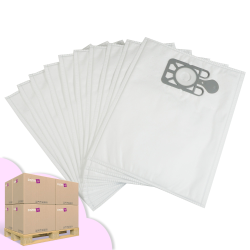 Sac aspirateur compatible avec Numatic Nupro 180, NUV180, Henry, NVM1B. - Palette de 14 cartons de 15 pochettes de 10 sacs microfibre, Soit 210 pochettes