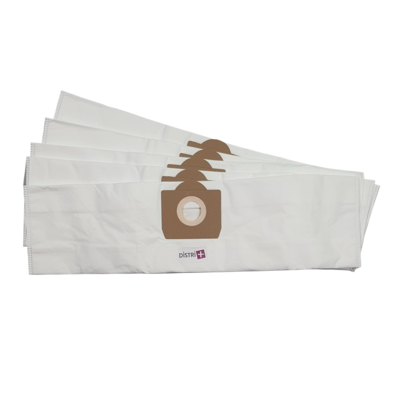 Sac aspirateur compatible avec ICA Soteco : BOX, GP1/16 ECO B, GP1/18 ECO B, SA147, YES PRO, YES BOX, YP 1300/16, YP 1/13 ECO B - Rowenta : Bully, Collecto, etc. - pochette de 5 sacs microfibre