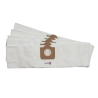 Sac aspirateur compatible avec ICA Soteco : BOX, GP1/16 ECO B, GP1/18 ECO B, SA147, YES PRO, YES BOX, YP 1300/16, YP 1/13 ECO B - Rowenta : Bully, Collecto, etc. - pochette de 5 sacs microfibre
