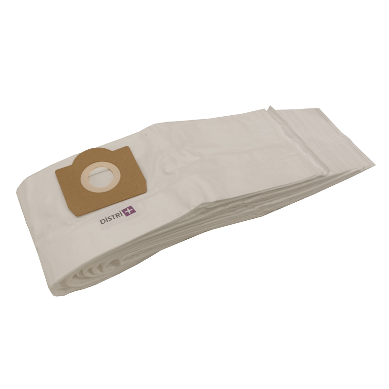 Sac aspirateur compatible avec ICA Soteco : BOX, GP1/16 ECO B, GP1/18 ECO B, SA147, YES PRO, YES BOX, YP 1300/16, YP 1/13 ECO B - Rowenta : Bully, Collecto, etc. - pochette de 10 sacs microfibre