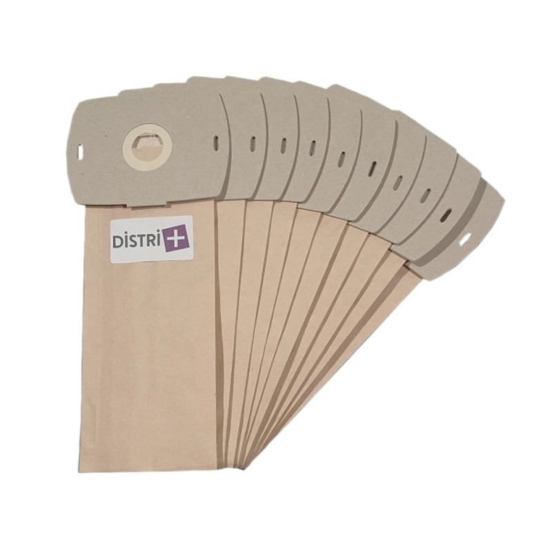 Sac aspirateur compatible avec SINGER BN60, B400, T9 - AEG : Vampyrette, Combi, ... - La pochette de 10 sacs papier