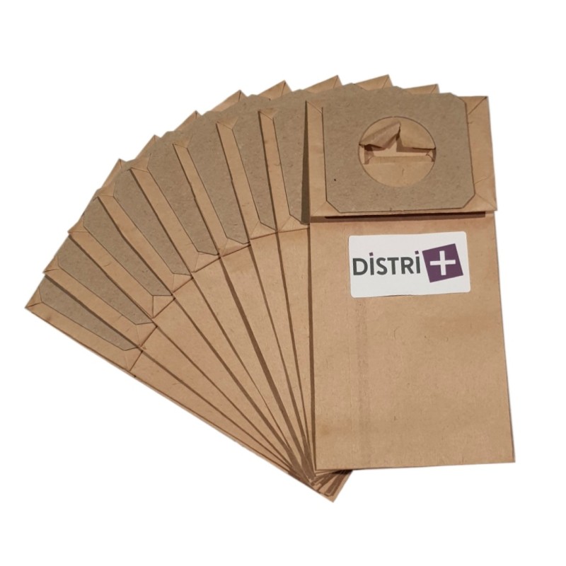 Sac aspirateur compatible avec AKA Confort, Profil, HSS.. - CHROMEX AB500, HB, HSS...- FIRSTLINE ... - La pochette de 10 sacs papier