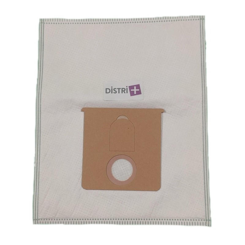 Sac aspirateur compatible avec BIRUM BR242E, BR243E - CURTISS E135, LUX120, HORN120 - FIRSTLINE... - La pochette de 5 sacs microfibre