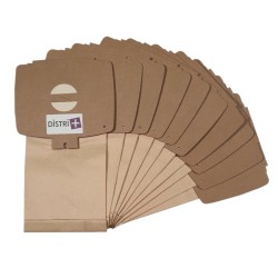 Sac aspirateur compatible avec ELECTROLUX TURBOMATIC, VOLTA, D715 à D730, Z390, Z400 - LUX D715, D720 - La pochette de 10 sacs papier