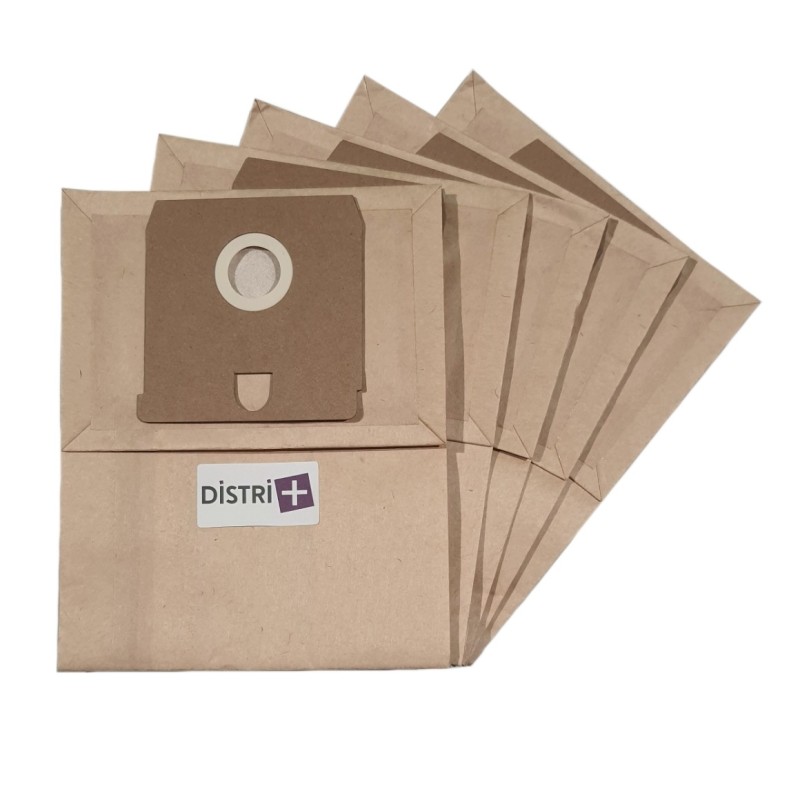 Sac aspirateur compatible avec ACEC : AT140, AT148,...- BLUESKY BLUEWIND : AP114, AP124,...- ELECTROLUX : E20, ELITE Z1600,..- ELEKTRO HELIOS- EUREKA- FIRSTLINE - La pochette de 5 sacs papier