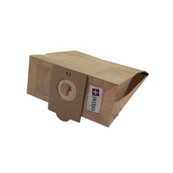 Sac aspirateur compatible avec FAKIR GS1600, GS1700, S10, S12 - PRODIM 913 - GHILBI - TODEMINS- WIRBEL... - La pochette de 5 sacs papier