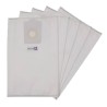 Sac aspirateur compatible avec FAKIR GS1600, GS1700, S10, S12 - PRODIM 913 - GHILBI - TODEMINS... - La pochette de 5 sacs microfibre