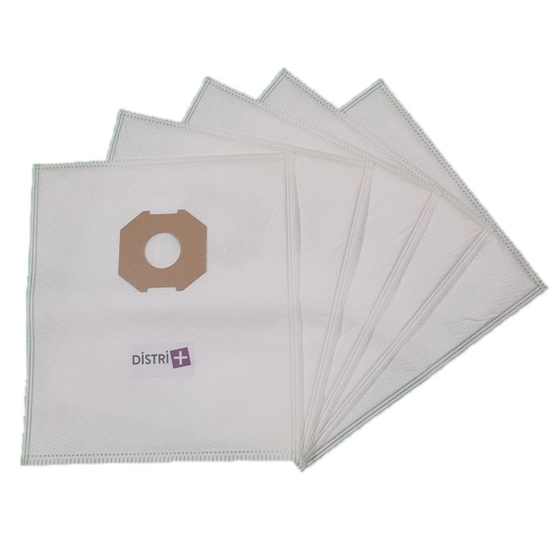 Sac aspirateur compatible avec HITACHI 60FX, CV150P, CV160, CV170P, CV180, CV180C, CV3100, CV3200... - La pochette de 5 sacs microfibre