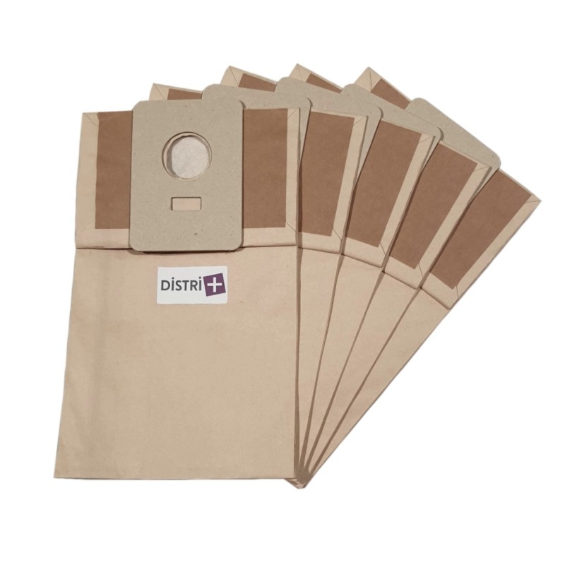 Sac aspirateur compatible avec HOOVER 100 à 500 SENSOTRONIC, H8... - DILEM ETA 1403 - DIRT EVIL M2750, M2760 - Pochette de 5 sacs papier