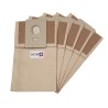 Sac aspirateur compatible avec HOOVER 100 à 500 SENSOTRONIC, H8... - DILEM ETA 1403 - DIRT EVIL M2750, M2760 - Pochette de 5 sacs papier