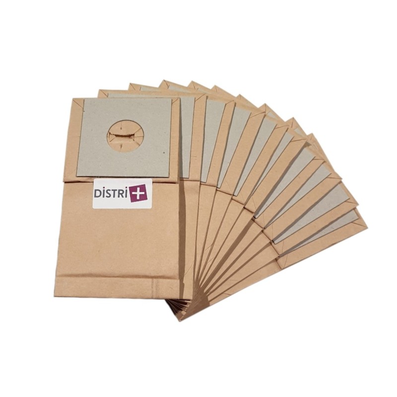 Sac aspirateur compatible avec HOOVER FORZA 1000 (Série) , H6, S4002 à S4090 FORZA 1000... - La pochette de 10 sacs papier