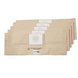 Sac aspirateur compatible avec HOOVER S4434, S4436 - KARCHER 6.907-469.0, 69074690, NT20/1 AP - La pochette de 5 sacs papier