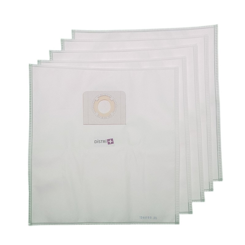 Sac aspirateur compatible avec Karcher NT20/1 AP, 69074690 - Bosch GAS 15, GAS20 - Flex VC21 LMC... - La pochette de 5 sacs microfibre