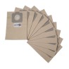 Sac aspirateur compatible avec MOULINEX B46, B47, B48, B49, COMPACT 206 à 214... - KRUPS 910, 912, 943 - La pochette de 10 sacs papier