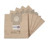 Sac aspirateur compatible avec MIELE FJM, S241i à S261i, Complete C3 - compatible avec HOOVER Arianne, Freemotion, H30... - La pochette de 5 sacs papier