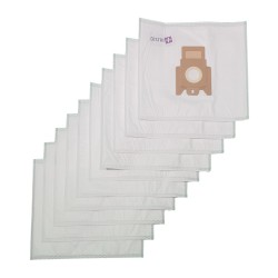 Sac aspirateur compatible avec MIELE FJM, S241i à S261i, Complete C3 - compatible avec HOOVER Freemotion, H30, H60... - La pochette de 10 sacs microfibre