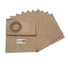 Sac aspirateur compatible avec MOULINEX : 372, 700 à 705, 803,... - HANSEATIC : 1360036, 1684306 - La pochette de 10 sacs papier