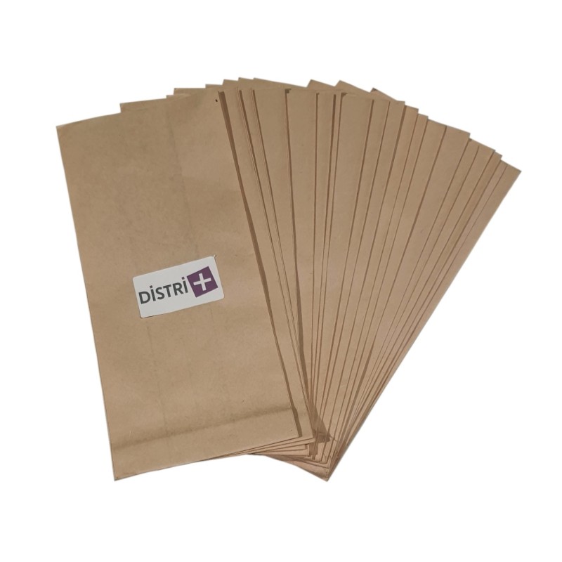 Sac aspirateur compatible avec BIRUM 18000, B400, B50 - compatible avec HOOVER DUSTETTE, U1206 - TORNADO Eclair, B50... - La pochette de 20 sacs papier