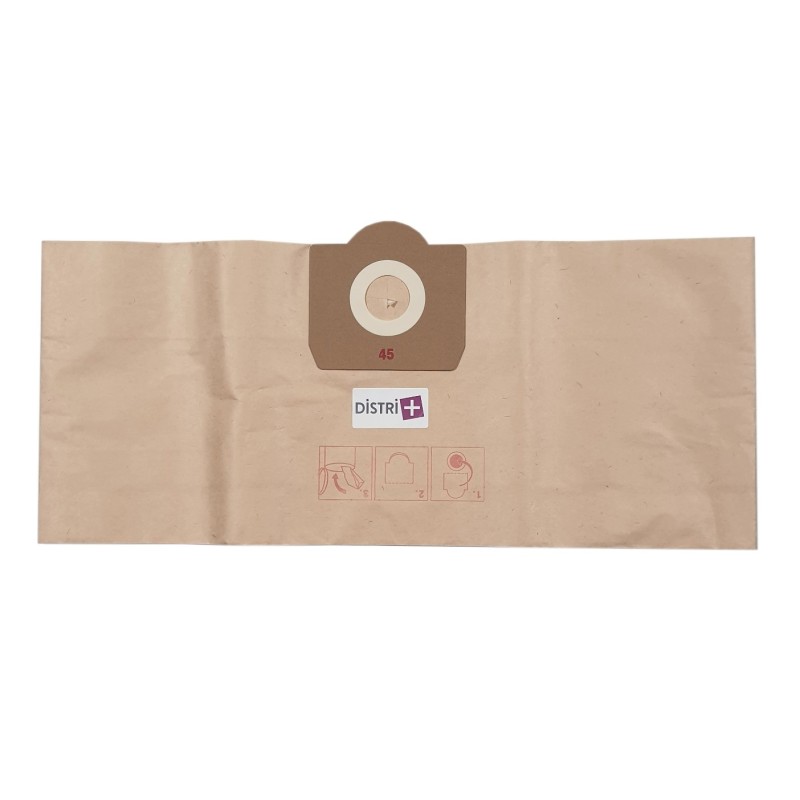 Sac aspirateur compatible avec HOOVER AquaPlus - SOTECO Hospital, Europa - ROWENTA Collecto, Vorace compact.. - Pochette de 5 sacs papier