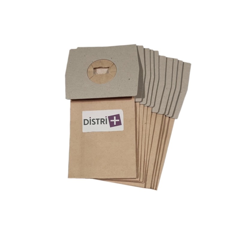 Sac aspirateur compatible avec PHILIPS LONDON, HR6985, HR6970 - ROWENTA RH670, RH680 - CURTISS - FAKIR... - La pochette de 10 sacs papier