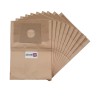 Sac aspirateur compatible avec SIEMENS VS82, VS89, VS900 - BOSCH BS80 à BS88, BS8500- AZUKA 89ELEC, ARS.. - La pochette de 10 sacs papier