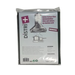 Filtre universel anti-odeurs au charbon actif pour hotte à découper à la taille - 57 x 47cm