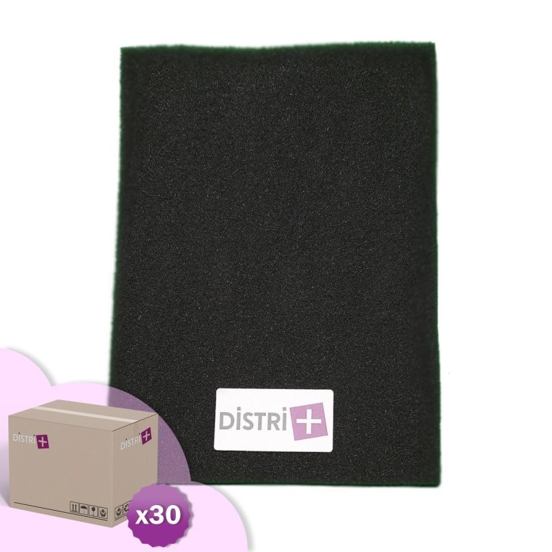 Filtre à air en mousse universel pour aspirateur à découper - La planche de 250x180x10mm - Carton de 30 filtres
