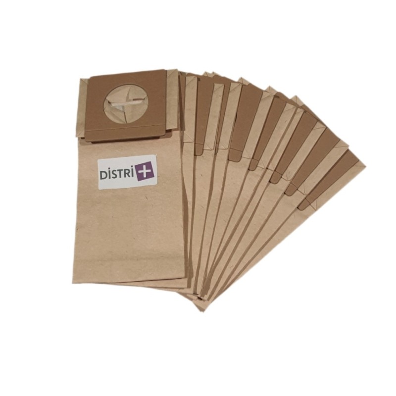 Sac aspirateur compatible avec HOOVER MINI, H25 - ARIETE COMPACT TURBO, DIABLO - TORNADO ENERGIC, OURAGAN... - Pochette de 10 sacs papier