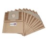 Sac aspirateur compatible avec ELECTROLUX Z3105, Z3115, Z3106, Z4105 à Z4116 - TORNADO TO3100 à TO3199... - La pochette de 10 sacs papier