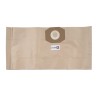 Sac aspirateur compatible avec BLUEWIND BWD20 - GISOWATT LAVAMATIC - VETRELLA 4040, 4152, 4195, TRITON - La pochette de 5 sacs papier