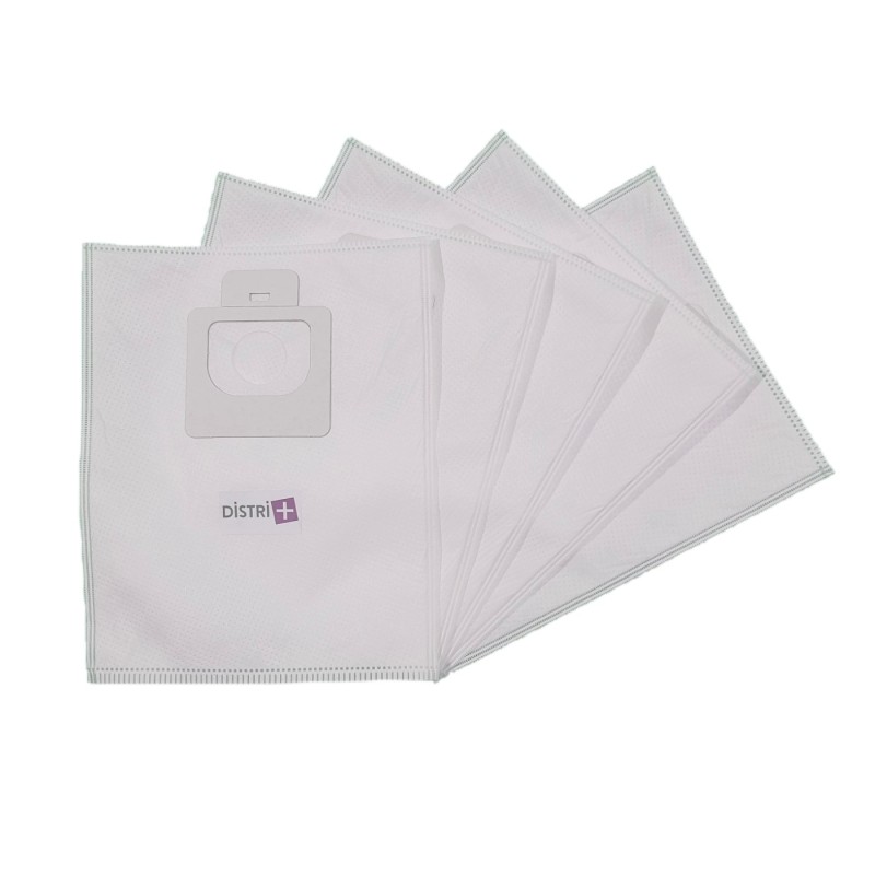Sac aspirateur compatible avec MOULINEX SUPERTRIO, L29/31, POWERJET, BN4, BN5 CURTISS AP 7 (version 1) - Pochette de 5 sacs microfibre
