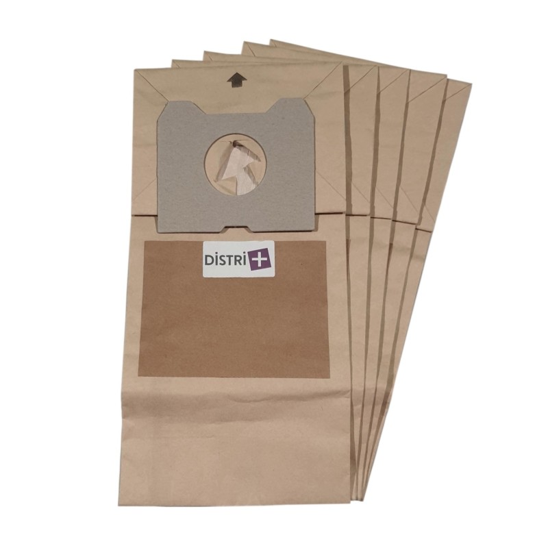 Sac aspirateur compatible avec PHILIPS : HR6947, ATHENA, HR6815, HR6825, TRIATHLON, MARATHON, DUATHLON... - La pochette de 5 sacs papier