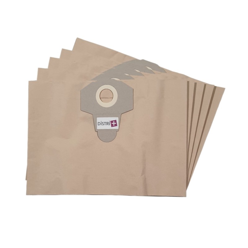 Sac aspirateur compatible avec AQUAVAC BOXTER, EXCELL - DE LONGHI SX500, XCA110 - PARKSIDE - EINHEL-...- La pochette de 5 sacs papier