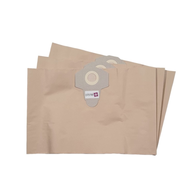 Sac aspirateur compatible avec Aquavac / Goblin Gusty 30, PRO350, HOBBY 33, HOBBY 36, HOBBY 44, SHERPA... - La pochette de 3 sacs papier