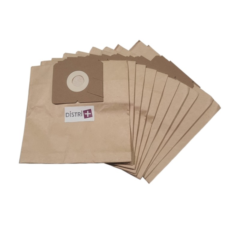 Sac aspirateur compatible avec ELECTROLUX ONE, TANGO, THE BOSS, FILIO, E51, E53, E65 - TORNADO CAMPUS....La pochette de 10 sacs papier
