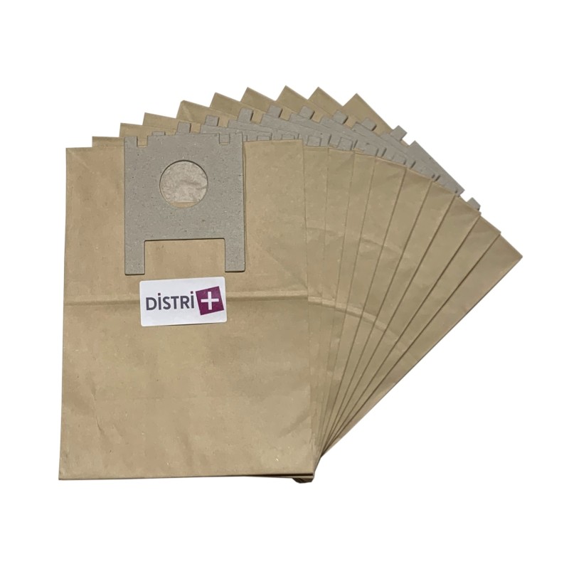 Sac aspirateur compatible avec MOULINEX - CALOR - BALLOON - ROWENTA Z455, ARTEC, SPONGO, TONIXO, RS700 à RS799... - La pochette de 10 sacs papier