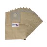 Sac aspirateur compatible avec MOULINEX - CALOR - BALLOON - ROWENTA Z455, ARTEC, SPONGO, TONIXO, RS700 à RS799... - La pochette de 10 sacs papier